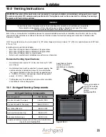 Предварительный просмотр 21 страницы Archgard 340000 Installation, Operation And Maintenance Manual