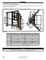 Предварительный просмотр 32 страницы Archgard 340000 Installation, Operation And Maintenance Manual