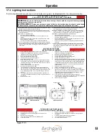 Предварительный просмотр 53 страницы Archgard 340000 Installation, Operation And Maintenance Manual