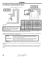 Предварительный просмотр 12 страницы Archgard 36- D VI E40LN - 1 Installation, Operation And Maintenance Manual