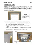 Предварительный просмотр 13 страницы Archgard 40-dvi40n Optima 40 - SB Installation, Operation And Maintenance Manual