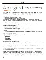 Предварительный просмотр 76 страницы Archgard 41-DVTE41LN-2 Installation, Operation And Maintenance Manual