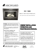 Archgard 520-dvt15n User'S Installation, Operation And Maintenance Manual предпросмотр