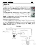 Предварительный просмотр 12 страницы Archgard Chalet 1800I Users Installation Operation & Maintenance Manual