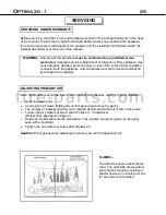 Предварительный просмотр 25 страницы Archgard Optima 20-1 Users Installation Operation & Maintenance Manual