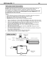 Preview for 31 page of Archgard Optima 32-1 User'S Installation, Operation And Maintenance Manual