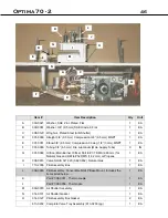 Preview for 46 page of Archgard Optima 70-2 User'S Installation, Operation And Maintenance Manual