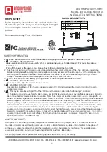 Предварительный просмотр 1 страницы ARCHIPELAGO LIGHTING LED SL-9 Installation Instructions