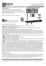 Предварительный просмотр 3 страницы ARCHIPELAGO LIGHTING LED SL-9 Installation Instructions