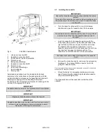 Предварительный просмотр 9 страницы Archive OS3 Operating Instructions Manual