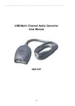 Предварительный просмотр 1 страницы Archive UDA-501 User Manual