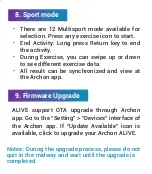 Предварительный просмотр 10 страницы Archon ALIVE AA-01 User Manual