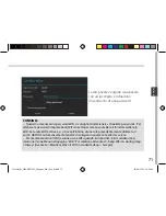 Предварительный просмотр 71 страницы Archos 101 Magnus Plus Manual