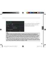 Предварительный просмотр 87 страницы Archos 101 Magnus Plus Manual