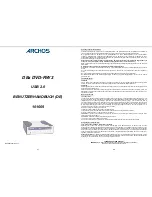 Предварительный просмотр 14 страницы Archos 101669 User Manual