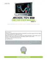 Archos 500936 - 704 WiFi User Manual preview