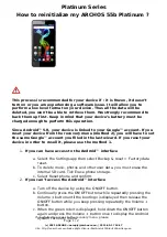 Archos 55b Platinum Quick Start Manual preview