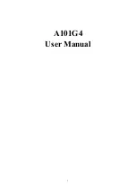 Archos A101G4 User Manual preview