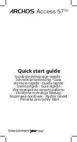 Preview for 1 page of Archos Access 57 4G Quick Start Manual
