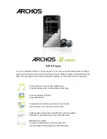 Archos Archos 2 Vision 8GB Brochure & Specs предпросмотр