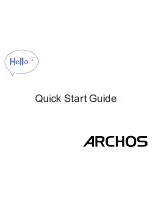 Предварительный просмотр 1 страницы Archos Hello 5 Quick Start Manual