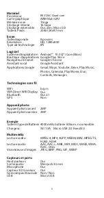 Preview for 5 page of Archos T80 WiFi Quick Start Manual