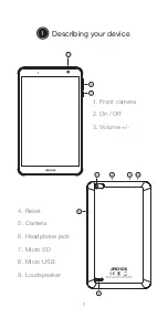 Preview for 7 page of Archos T80 WiFi Quick Start Manual