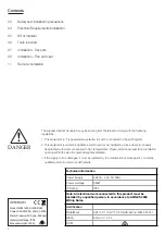 Preview for 2 page of Arcisan Neion NE041250 Installation Manual