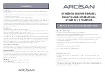 Preview for 1 page of Arcisan SYNERGII SY02910 Installation And Care Instructions