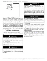 Предварительный просмотр 16 страницы Arcoaire A Series Installation, Start-Up, Operating And Service And Maintenance Instructions