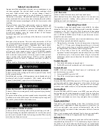 Preview for 2 page of Arcoaire PHD4 Owner'S Information Manual