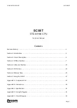 Arcom SC88T Technical Manual preview