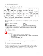 Предварительный просмотр 12 страницы Arcon WORKHORSE 300S Operating Manual