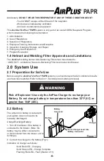 Предварительный просмотр 7 страницы ArcOne AIRPLUS User Instruction Manual