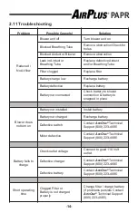 Preview for 15 page of ArcOne AIRPLUS User Instruction Manual