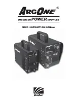 ArcOne I100STS User Instruction Manual preview