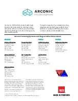 Preview for 20 page of Arconic 202 Instruction Manual