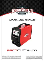 Arcoweld ARCOCUT G-100i Operator'S Manual preview