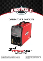 Arcoweld ArcoMiG LCD 250C Operator'S Manual preview