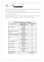 Preview for 6 page of Arcoweld Arcostick MMA 160 Minespec Operator'S Manual