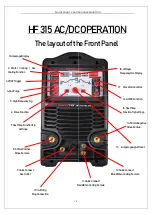 Предварительный просмотр 18 страницы Arcoweld ArcoTiG HF 315 AC/DC Operator'S Manual