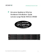 Предварительный просмотр 1 страницы Arcserve N Series Hardware Installation Manual