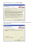 Предварительный просмотр 6 страницы ArcSoft U5072 Quick Install Manual