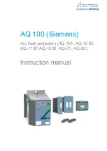 Предварительный просмотр 1 страницы Arcteq AQ-01 Instruction Manual