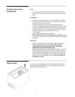 Предварительный просмотр 4 страницы Arctic Air 297028700A (0511) Installation & Operation Manual