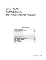 Arctic Air 297096700 (0603) User Manual preview