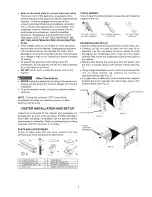 Предварительный просмотр 3 страницы Arctic Air 297096700 (0603) User Manual