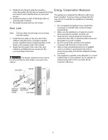 Предварительный просмотр 8 страницы Arctic Air 297096700 (0603) User Manual