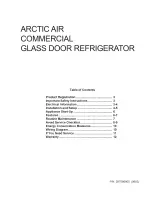 Предварительный просмотр 1 страницы Arctic Air 297096900 (0603) User Manual