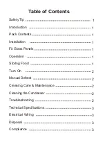 Предварительный просмотр 3 страницы Arctic Air ACP48 Installation, Operation & Maintenance Manual